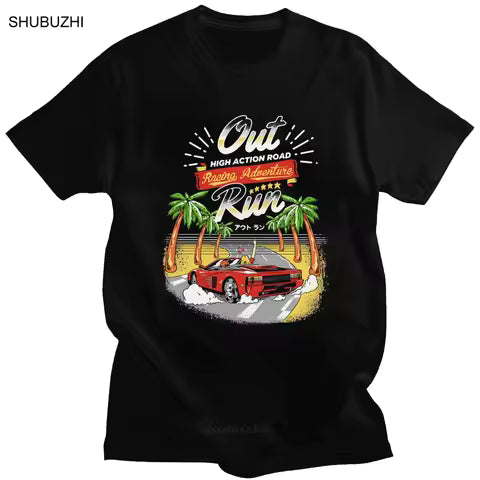 Retro Arcade Racing Graphic Tee