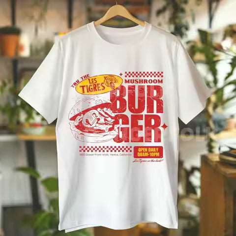 Vintage Diner Burger Graphic Tee