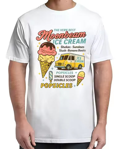 Vintage Ice Cream Truck Graphic Tee