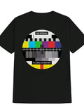 Retro TV No Signal Graphic Tee